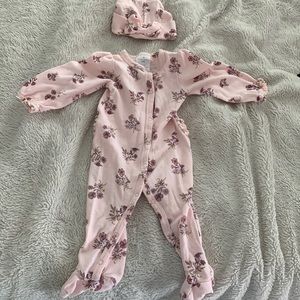 Laura Ashley Pink Pajamas with Hat